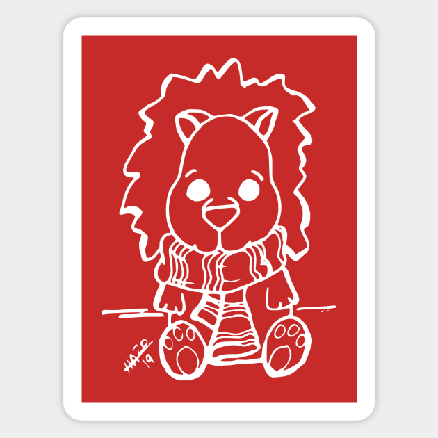 Lion Sticker by AlstonArt